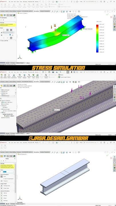 Stress Simulation On Solidworks Solidworks Sketchup Inventor