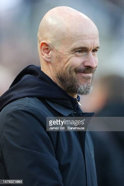 Erik Ten Hag Manager Of Manchester United Looks On During The News