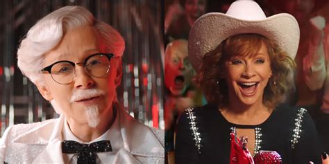 Reba Mcentire Plays Kfcs Colonel Sanders In New Commercials Reba