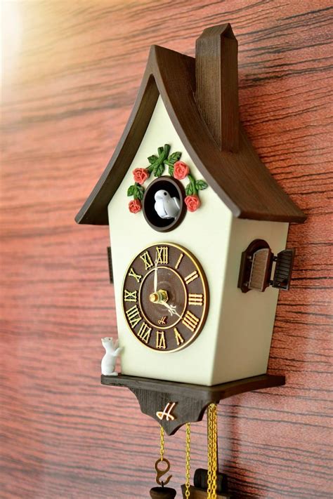 Cuckoo Clockwall Clock Modern Cuckoo Clock Home Decorhand Etsy