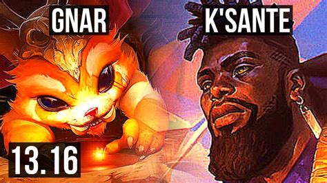 Gnar Vs K Sante Top Rank Gnar Na Challenger