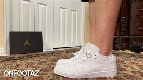 Air Jordan 1 Low Triple White YouTube