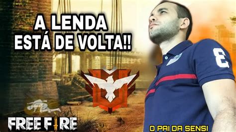 Free Fire Ao Vivo Desafiante Pai Da Sensi Rank Live On Sala