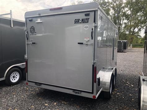 Car Mate 7x16 Custom Cargo Trailer W Ramp Door Jims Trailer World Upstate Ny Trailer Dealer