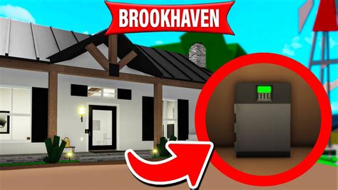 Geheime Kluis Locatie In De Brookhaven Update Roblox YouTube