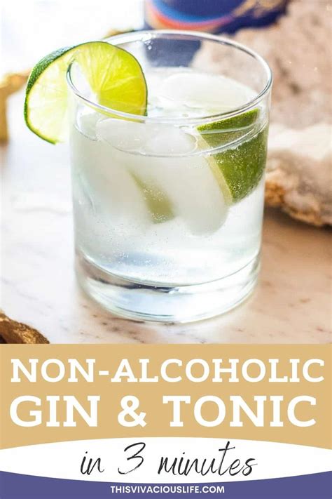 Non-Alcoholic Gin and Tonic Recipe - This Vivacious Life