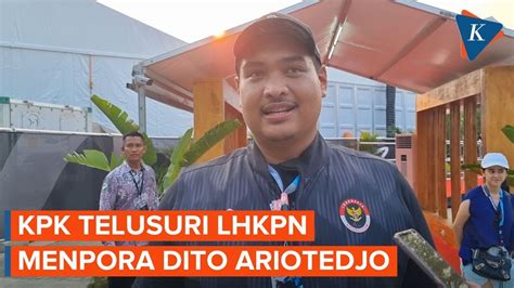 Kpk Heran Harta Menpora Dito Ariotedjo Rp Miliar Tapi Kebanyakan