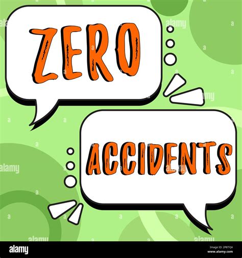 Text Showing Inspiration Zero Accidents Business Concept Important