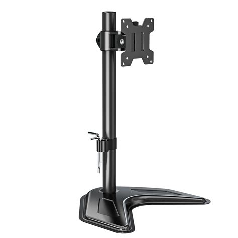 Single Monitor Desk Stand Height Adjustable Monitor Mount - MOUNTUP