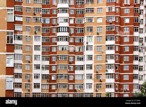 Texture Of An Apartment Building With Many Windows Stock Photo Alamy