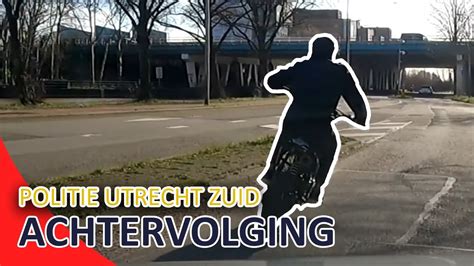 Achtervolging Motor Politie Utrecht Zuid Gestolen Scooter