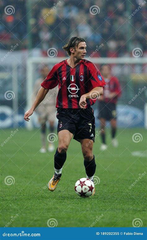 Andriy Shevchenko In Action During The Match Editorial Image Image Of