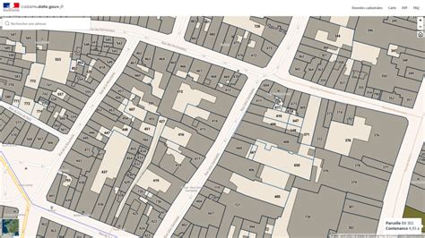 Carte Interactive Du Cadastre Fran Ais