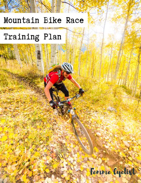 XC Mountain Bike Race Training Plan For Beginner/Sport Racers - Femme ...