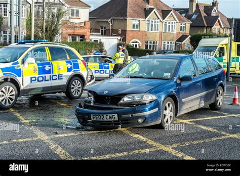 Ambulance On Scene Of Accident Hi Res Stock Photography And Images Alamy