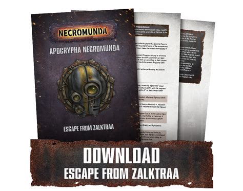 Apocrypha Necromunda Escape From Zalktraa Tabletop Campaign Repository