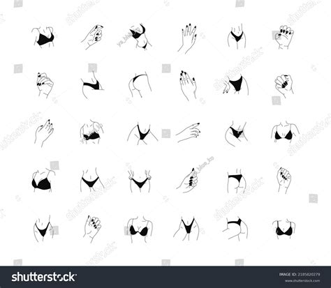 Line Art Naked Female Body Stock Vector Royalty Free Shutterstock