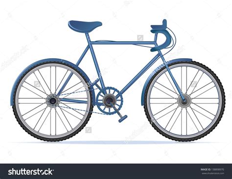 Bike,bicycle detailed realistic illustration | Illustration, Shutterstock, Royalty free