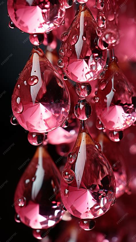 Premium AI Image | pink diamond background HD 8K wallpaper Stock ...