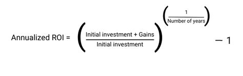 Annualized Roi Formula Teenaebboni