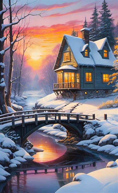 Winter Church Oil Painting Stock Illustrations – 209 Winter Church Oil ...