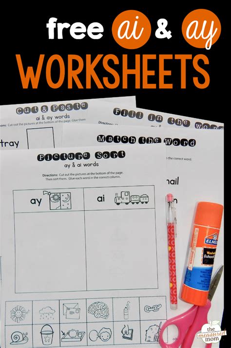 Ai And Ay Words For Second Graders