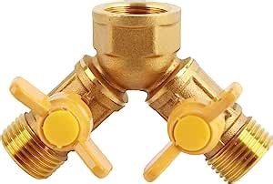 Amazon Garden Hose Splitter Way G Brass Garden Irrigation