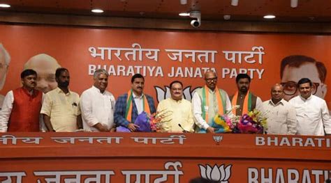 Setback For Tdp In Rajya Sabha Four Mps Join Bjp India News The Indian Express