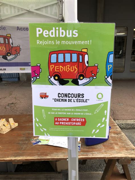 Semaine De La Mobilité à Delémont Les Gagnants Du Concours Pedibus