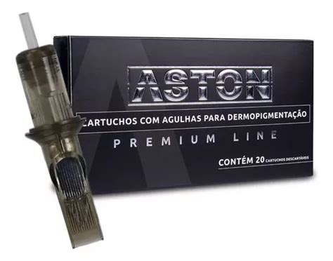 Kit 20 Cartuchos Premium Aston Magnum Para Tatuagem Tattoo Calibre Da