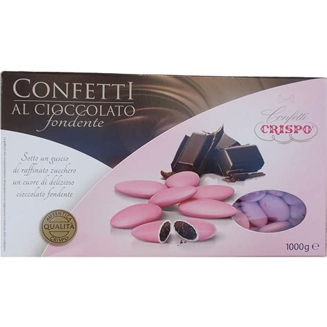 Confetti Rosa Al Cioccolato Fondete Crispo Da Kg