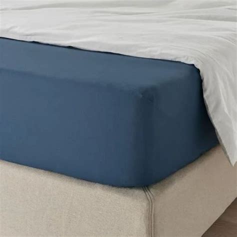 Простыня IKEA Простынь на резинке - ULLVIDE, 160x200, синий купить по ...