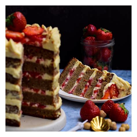 Recette Facile De Naked Cake Noisette Pamplemousse Fraise