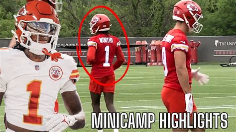 The Kansas City Chiefs Rookie Minicamp Is INSANE Xavier Worthy