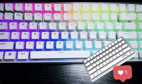 Hot Swappable Pin Transparent RGB Barebone Custom Keyboard Computers Tech Parts