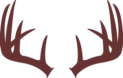 Brown Deer Antlers Clip Art at Clker.com - vector clip art online ...