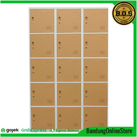 Jual Lemari Loker Besi Pintu Krisbow Locker Cabinet Karyawan Kuning