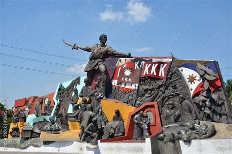 Andres Bonifacio Shrine Monument In Manila Philippines Stock Photo