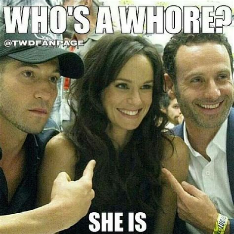 Lol Twd Funny Sarah Wayne Callies Andrew Lincoln Rick Grimes