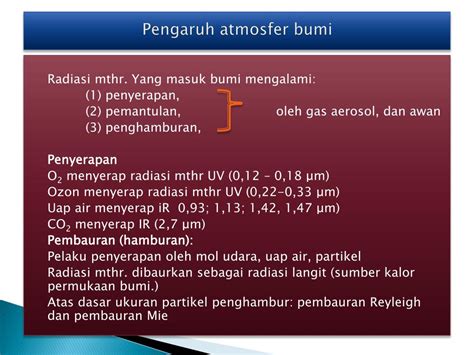 Ppt Iii Unsur Unsur Cuaca Dan Pengaruhnya Terhadap Tanaman