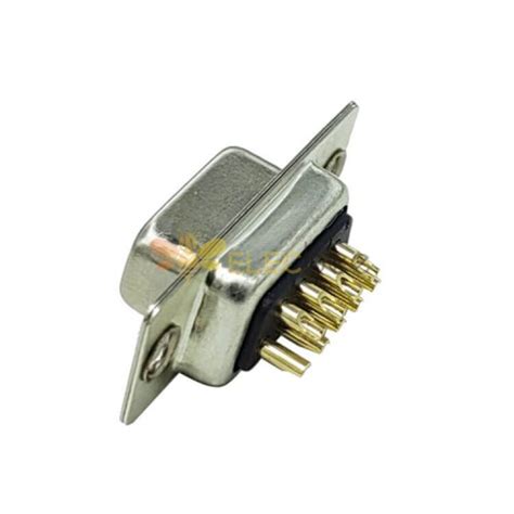 D Sub Pin Connector Straight Male Solder Type Rs Serial Port Solid Pin