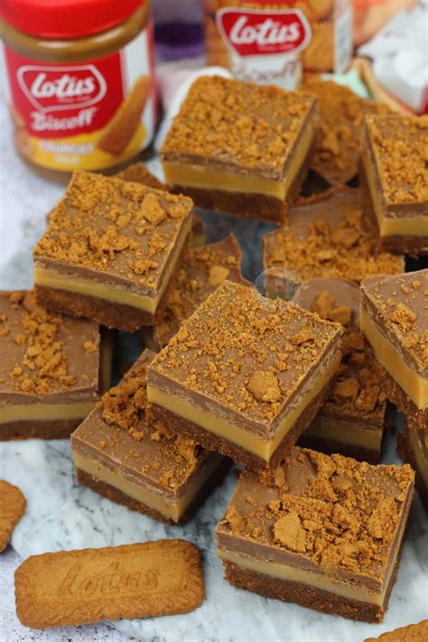 Biscoff Millionaires Traybake Janes Patisserie Tray Bake Recipes