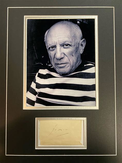 Picasso Autographed Display