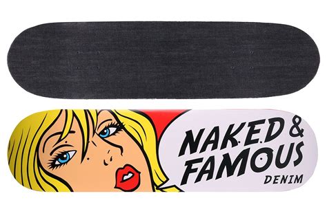 Naked Famous Drops In With Denim Skateboard Decks