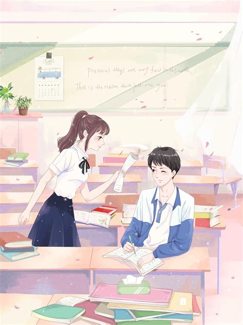 Gracg Cute Couple Art Anime Love Couple