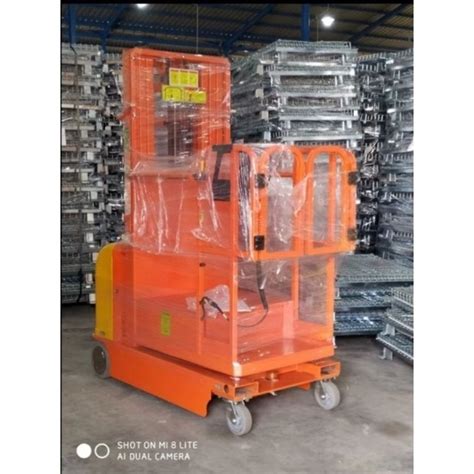 Jual Aerial Order Picker Electric Tinggi 4 5 Meter Tangga Hidrolik