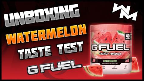 Gfuel Watermelon Unboxing And Taste Test Youtube