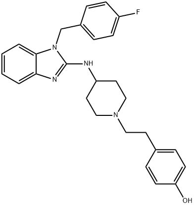 Phenol 4 2 4 1 4 Fluorophenyl Methyl 1H Benzimidazol 2 Yl Amin