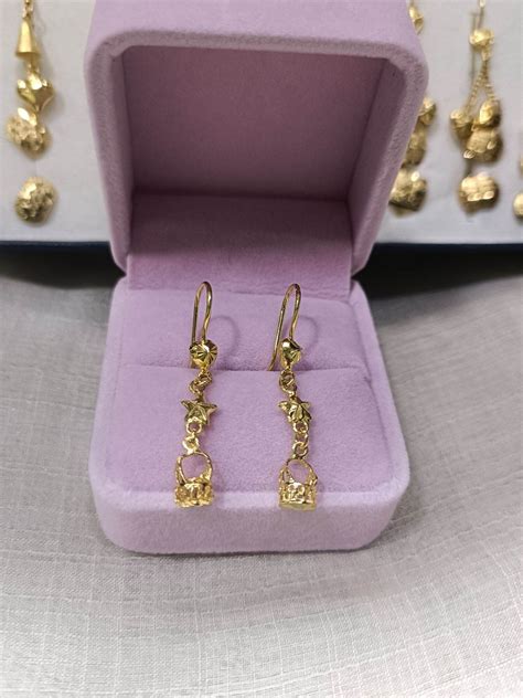 Dangle Earrings Karat Saudi Gold Commercial Lazada Ph