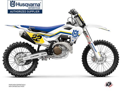 Husqvarna Fc 450 Dirt Bike Heritage K23 Graphic Kit Kutvek Kit Graphik